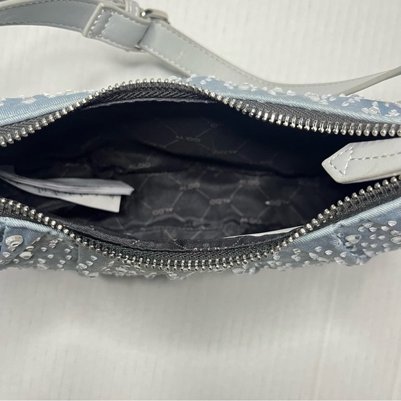 ALDO Crescent Rhinestone Shoulder Bag - Picture 11 of 16